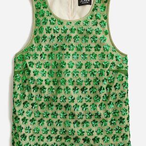 NWT JCrew Collection embellished sequin shell top